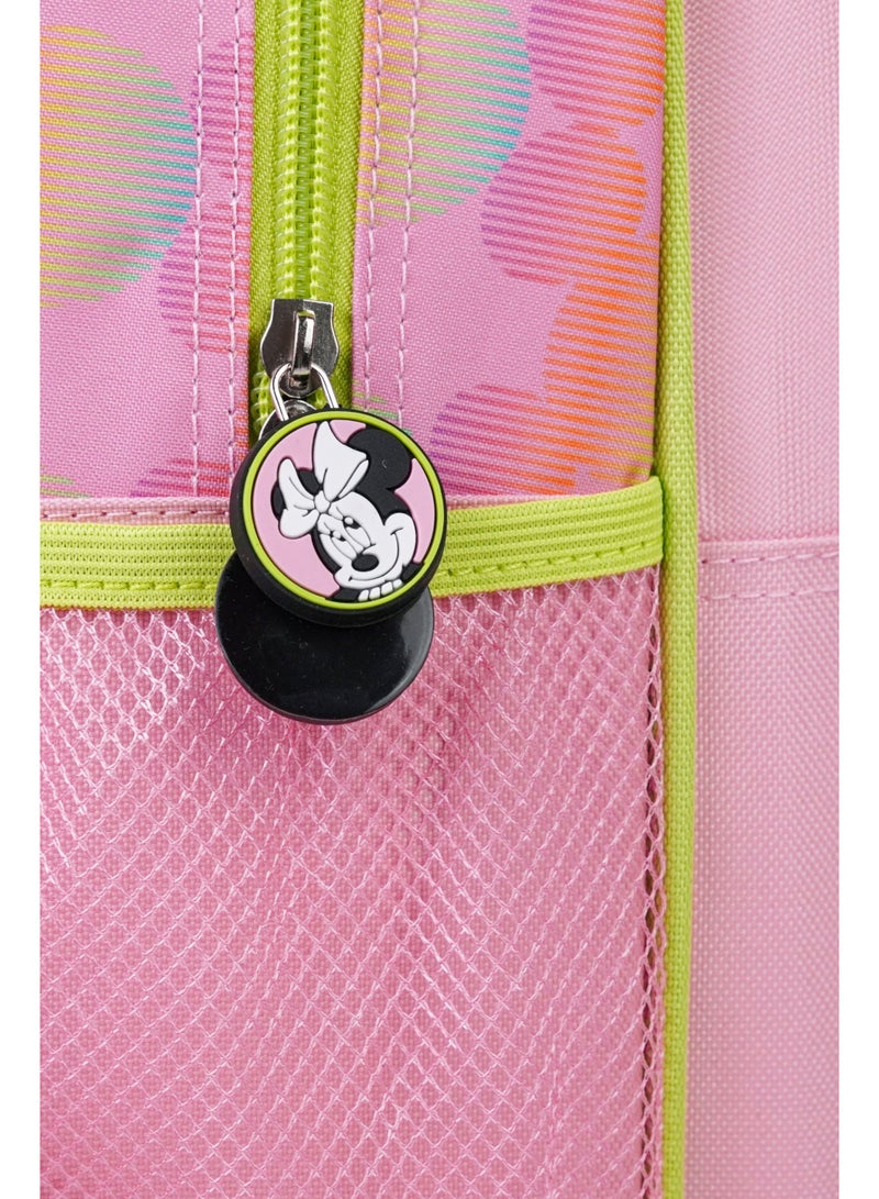 Disney Minnie Mouse 3-in-1 Trolley Set 18" – Official Minnie Mouse Rolling School Backpack with Lunch Bag & Pencil Case, Wheeled School Bag Set for Girls - Image 5