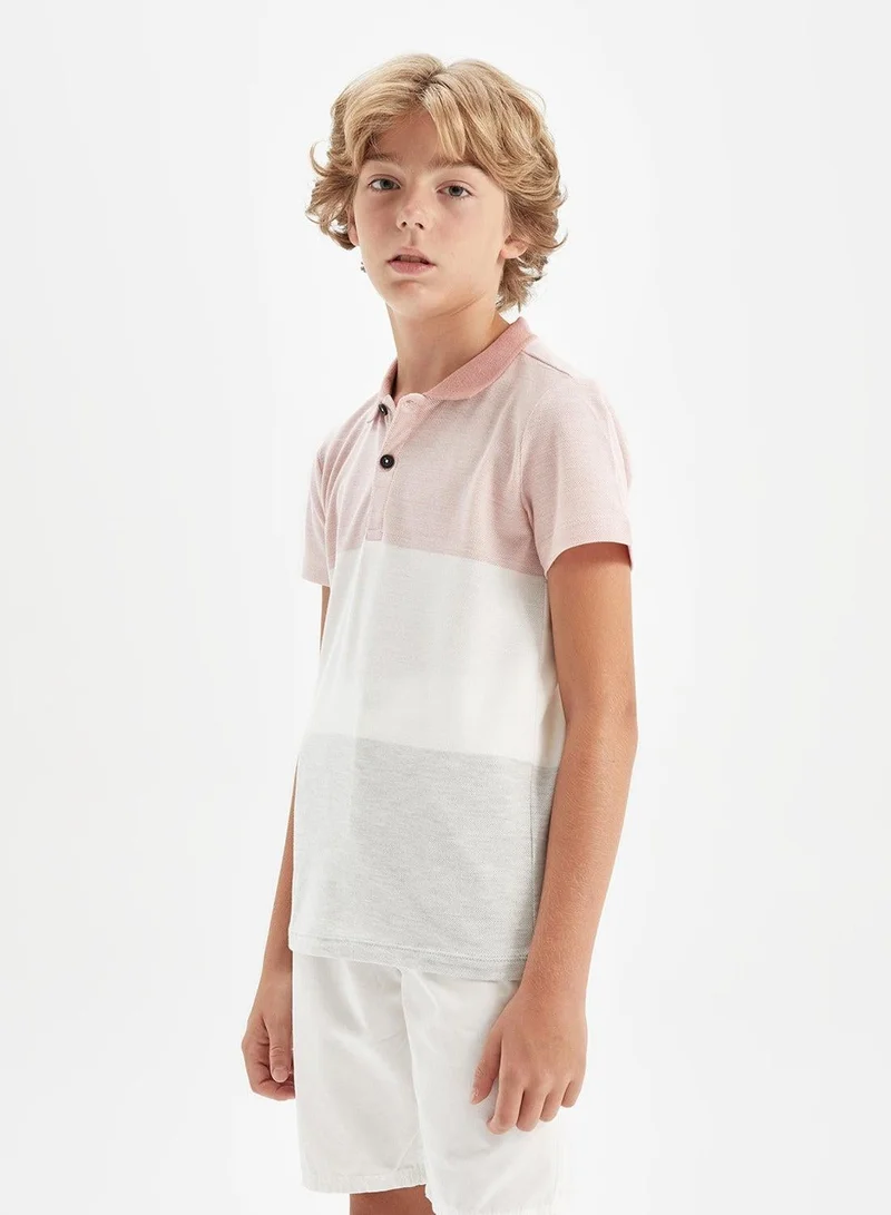 DeFacto  Pique Short Sleeve Polo T-Shirt for Men | Best Price UAE