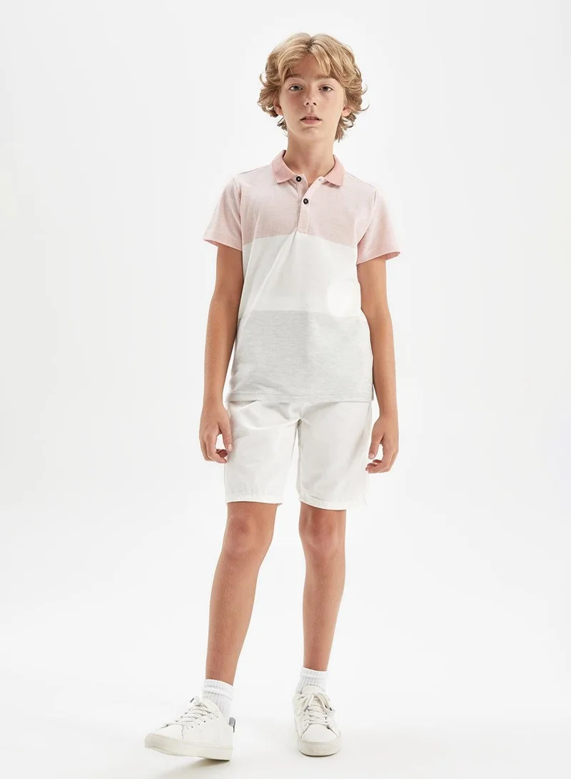 DeFacto  Pique Short Sleeve Polo T-Shirt for Men | Best Price UAE