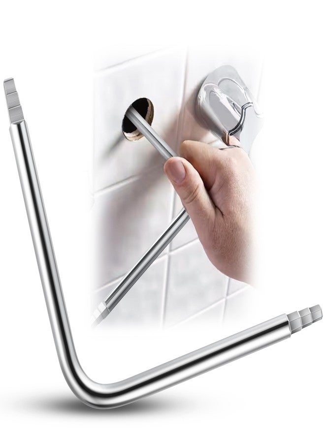 Enhon Faucet Seat Wrench, Compatible with Danco 80439 Faucet Removal Tool, For Use to Install Faucet Compression Seats, Hex or Square Steel Faucet Seats Tool, 2 Sided Wrench Configuration - Image 1