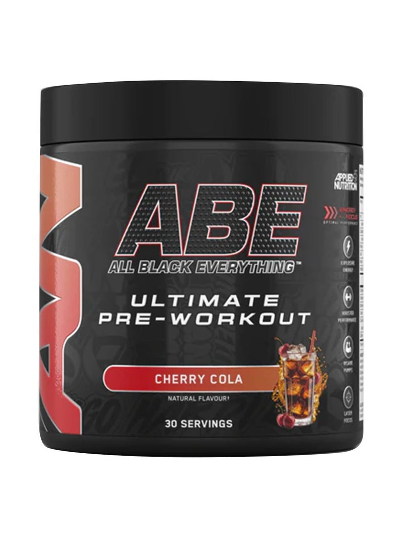 Applied Nutrition ABE Ultimate PreWorkout Supplements Cherry Cola Flavor -375 gm 30 Servings