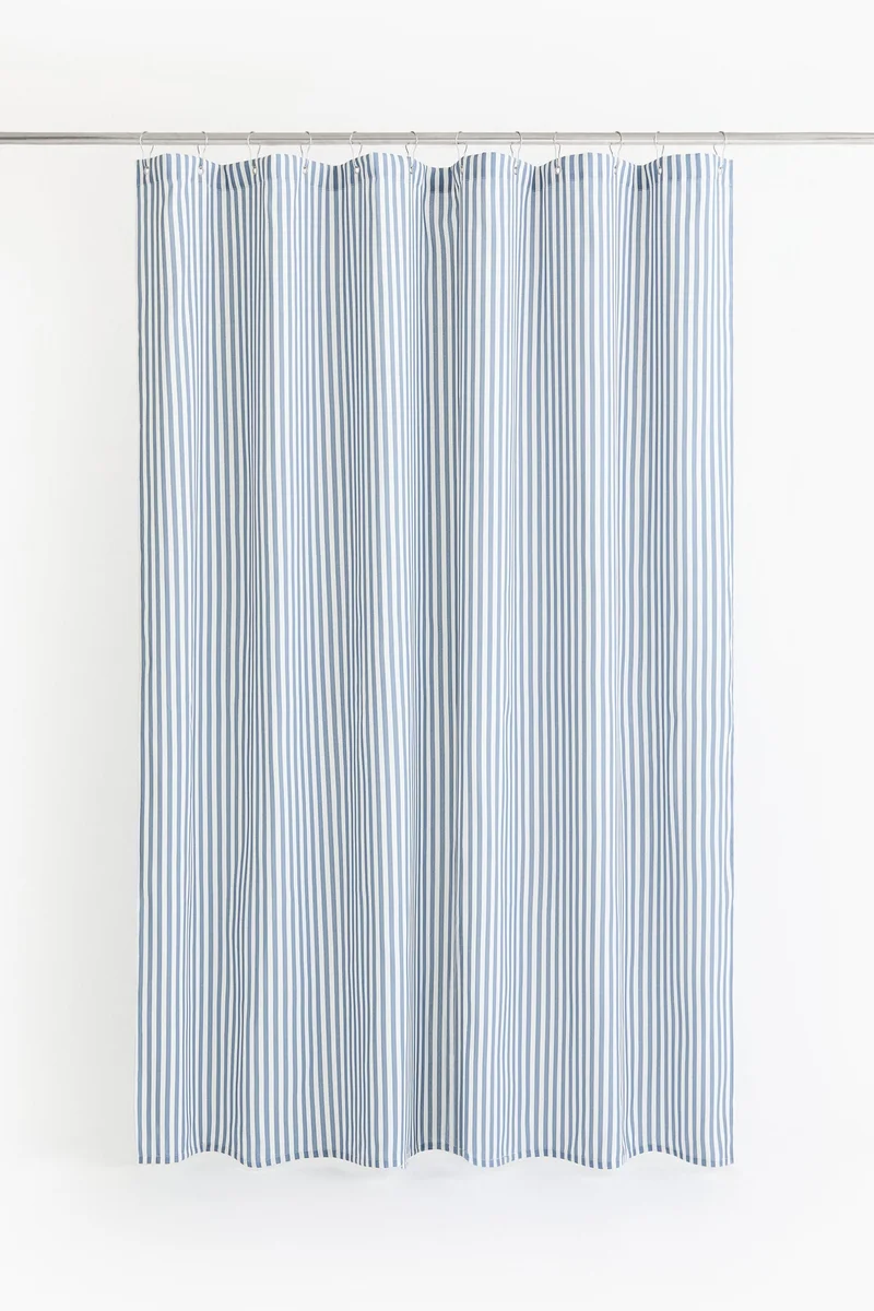 H&M Striped shower curtain