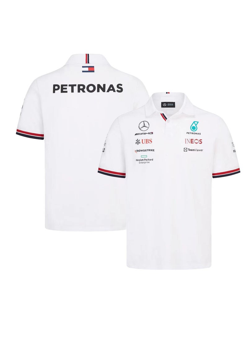 PETRONAS F1 Racing Team Polo shirt Super Cool Size M For 73-83 Kg Men