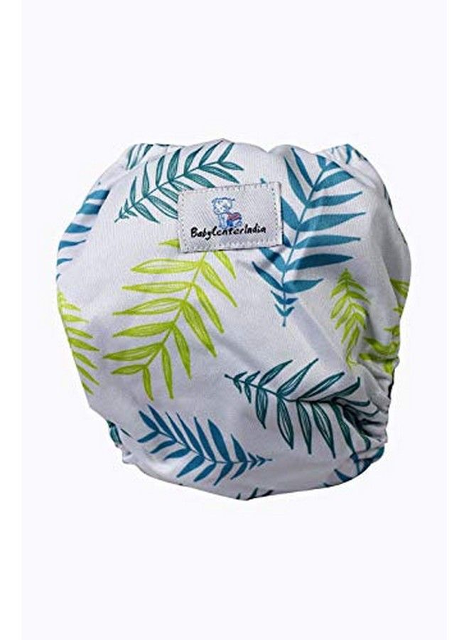 Babycenterindia Newborn Pocket Aio Diaper (White (Leaf Design)) - Image 3