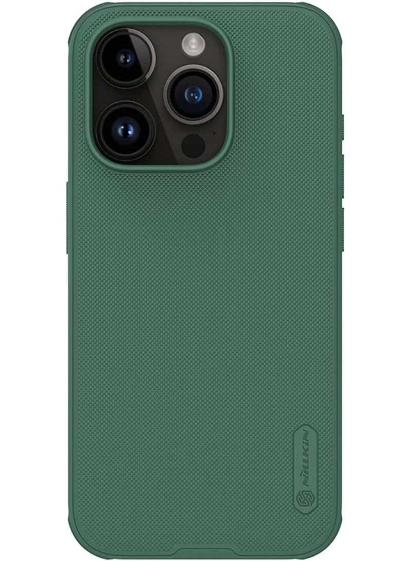 Nillkin Nillkin High Quality Super Frosted Shield Pro For Apple iPhone 15 Pro Max (Without Logo cutout) Deep Green  - Image 1