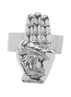 The Scout salute comes with a silver figure