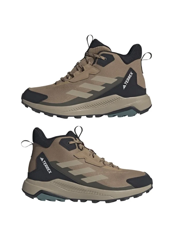 Adidas Adidas Terrex Anylander Mid M Brown Hiking Shoes For Men