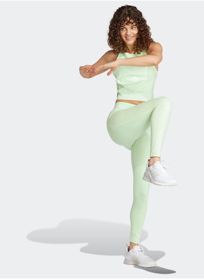 Adidas Techfit Printed Crop Training Tank Top  - Image 4