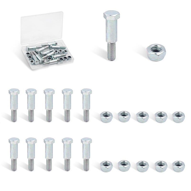 GOFIRA Motorcycle Handlebar Lever Pivot Bolt 10 Pack M10 Hex Head M5 Thread 35mm for 22mm Handlebar Brake Master Cylinder - Image 3