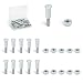 GOFIRA Motorcycle Handlebar Lever Pivot Bolt 10 Pack M10 Hex Head M5 Thread 35mm for 22mm Handlebar Brake Master Cylinder - Image 2