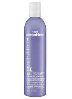 RUSK Deepshine Platinum Conditioner, Gentle Conditioner Eliminates Brassiness, Brightening Boost for Platinum, Silver, Gray, White, and Blonde Hair, 12 oz. - pzsku/ZA9B4D5B0429D082E1D39Z/45/_/1738908573/409049a5-3f6b-4860-b675-5fe8952518ad