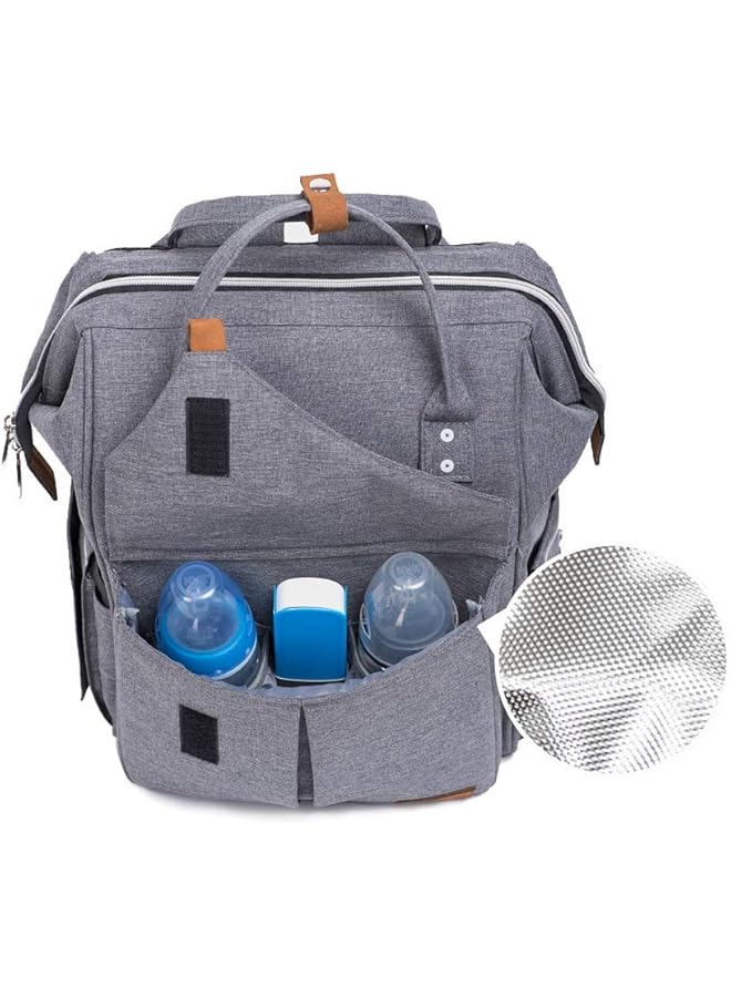 Alameda Diaper Backpack Large Grey - Image 2