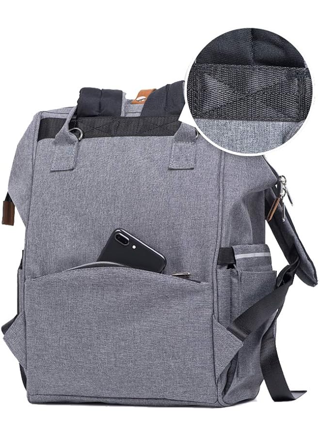 Alameda Diaper Backpack Large Grey - Image 5