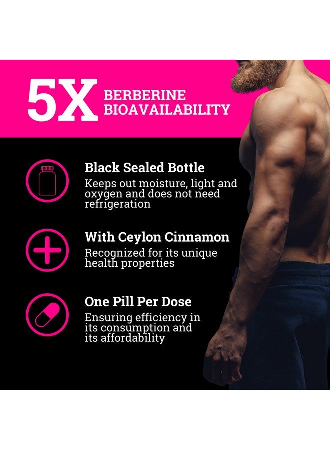Black Forest مكمل ديهيدروبربيرين من بلاك فوريست 5X بربيرين (بربيرين سوبر الآن 5X أكثر فعالية من بربيرين HCL العادي) أفضل ديهيدروبربيرين مع قرفة سيلون - مشابه لبربيرين فيتوسوم - Image 2