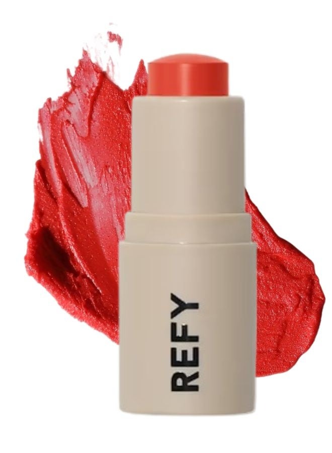 REFY Lip Blush – Papaya | Vibrant Fresh Bright Orange, Soft-Blur Hydrating Tint, 0.16 oz / 4.7 g - Image 1