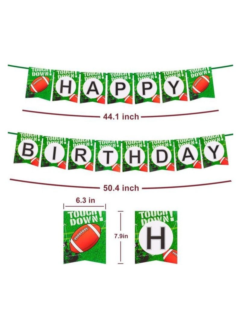 DecoLoral DECOR ME Football NLF Birthday Party Decoration / Soccer Theme, Birthday Party Supplies , Party supplies kit, quality decoration set - Image 3