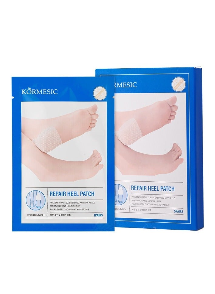 Kormesic HydroPro 5-Pack Hydrogel Heel Cushion Pads (7g/pair) | Blister Prevention & Moisturizing - Image 3