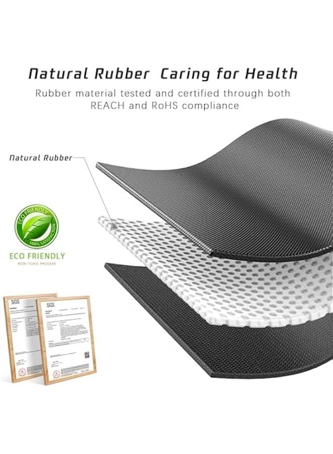 Mahjong Mat, Noise Reduction Non-Slip Mahjong Mat for Table, 32.4 * 32.4 Inch Mahjong Table Mat for Poker, Board Table Mat, Dominoes, Tile,Card Games (Green) - Image 5