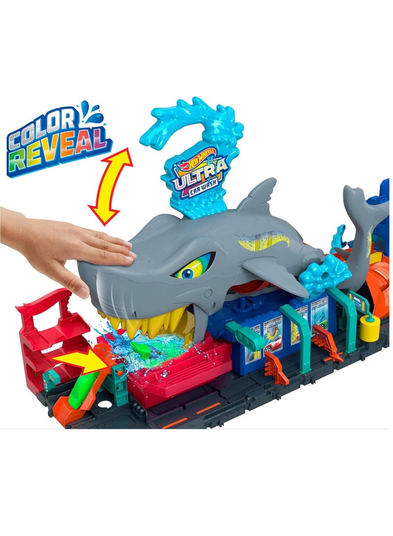 Hot Wheels Let's Race Netflix - محطة غسيل City Shark - Image 4