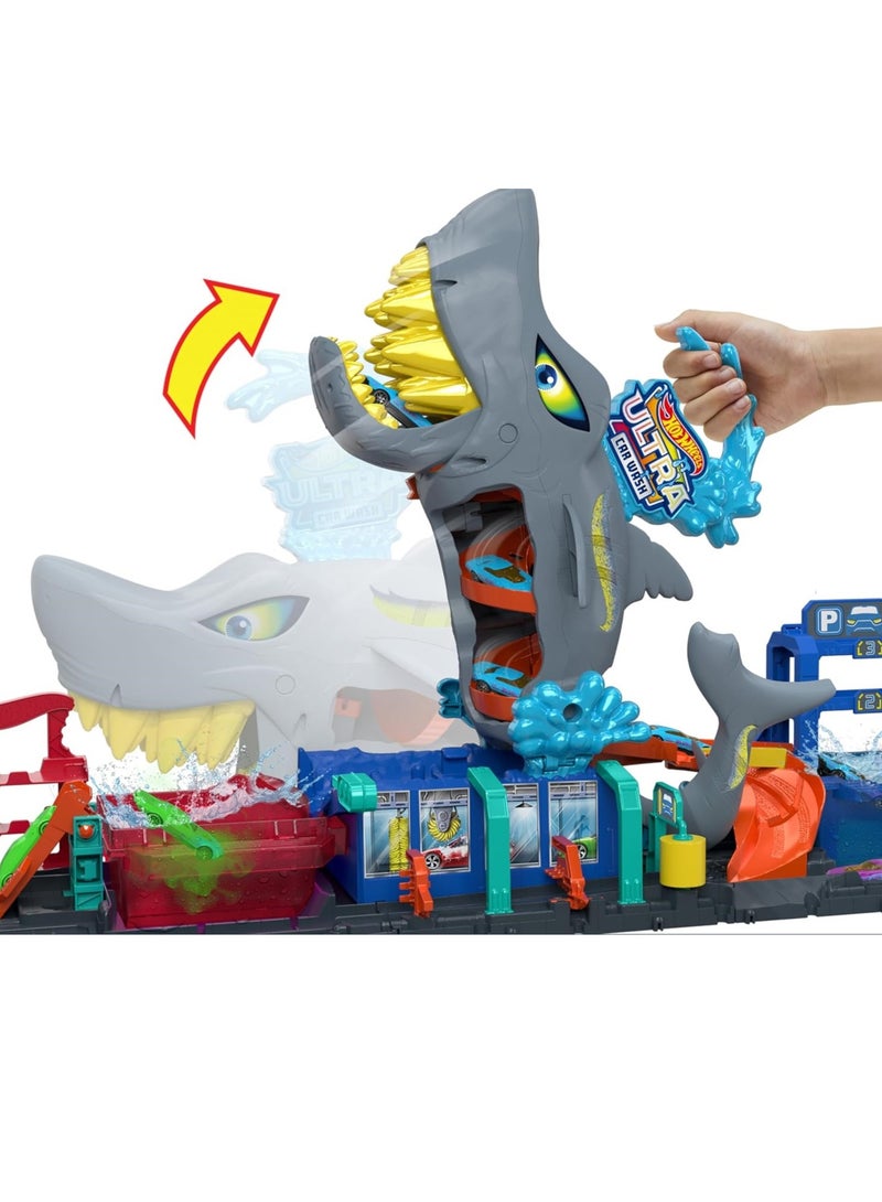 Hot Wheels Let's Race Netflix - محطة غسيل City Shark - Image 5