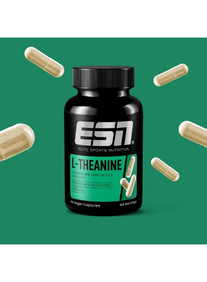 ESN – Elite Sports Nutrition L-Theanine 45 Capsules – Natural Support for Mental Relaxation & Focus - Image 3