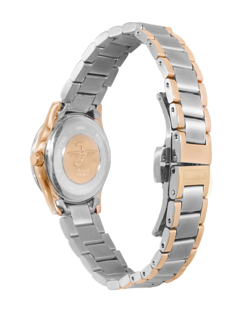Jovial JOVIAL 5066LAMQ02ZE Women's Fashion Stainless Steel watch. 26mm, Grey  - Image 3