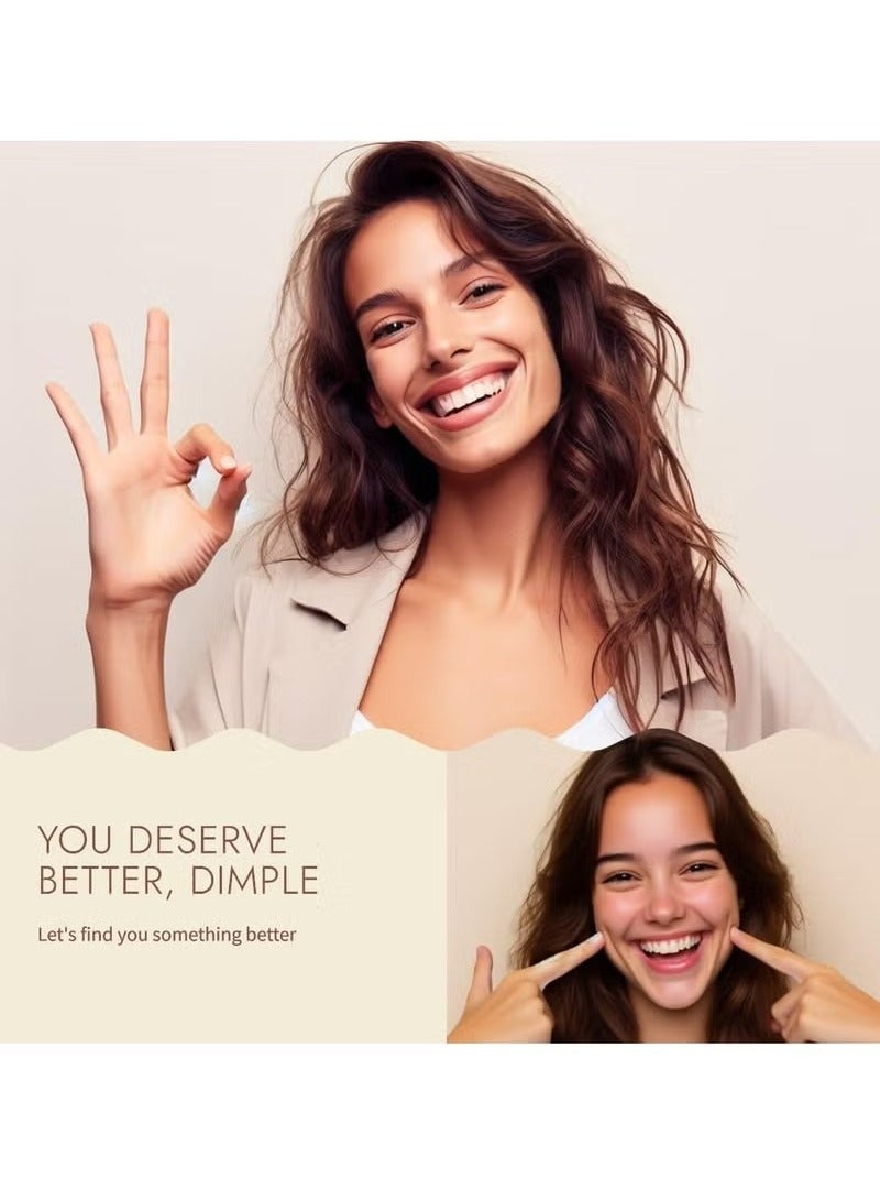 4pcs Dimple Makers For Cheeks, Dimple Trainer For The Face, Mask Maker, Facial Care& Exerciser, Face Lift, Personal Skin Care tools,Develop Natural Dimples devices Gifts for wowen (Pearl White) - Image 4