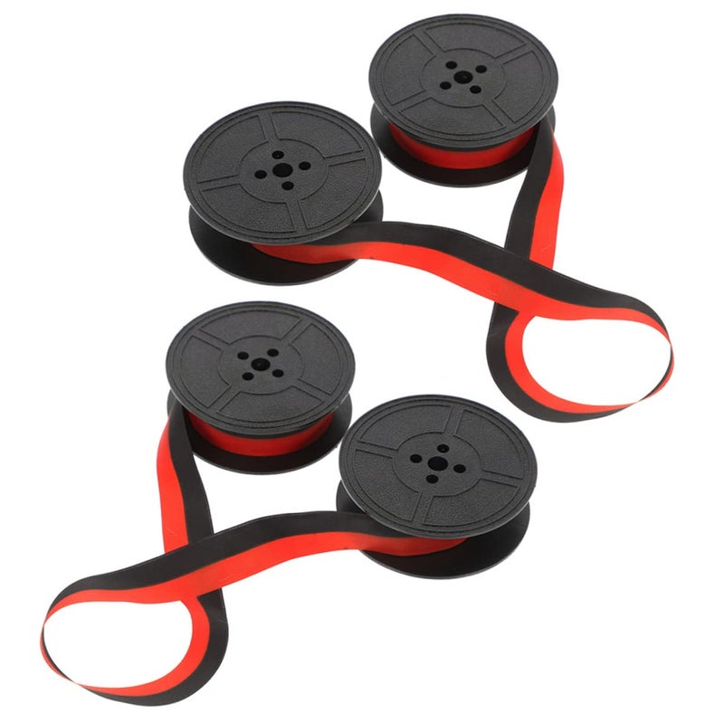 Black Red Sturdy Nylon Typewriter Ink Ribbons 2 Pairs For Old Typewriters - Image 2