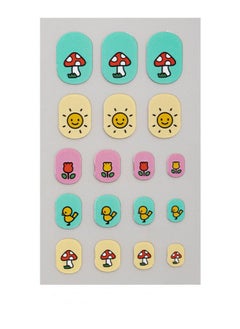 SYNSYB 126PCs Nail Stickers for Women and Little Girls - 7 Sheets 3D Self-Adhesive DIY Nail Art Decoration Set Including Flowers Leaves Animals Plants Fruits Nail Decals for Woman Kids Girls  - Image 3
