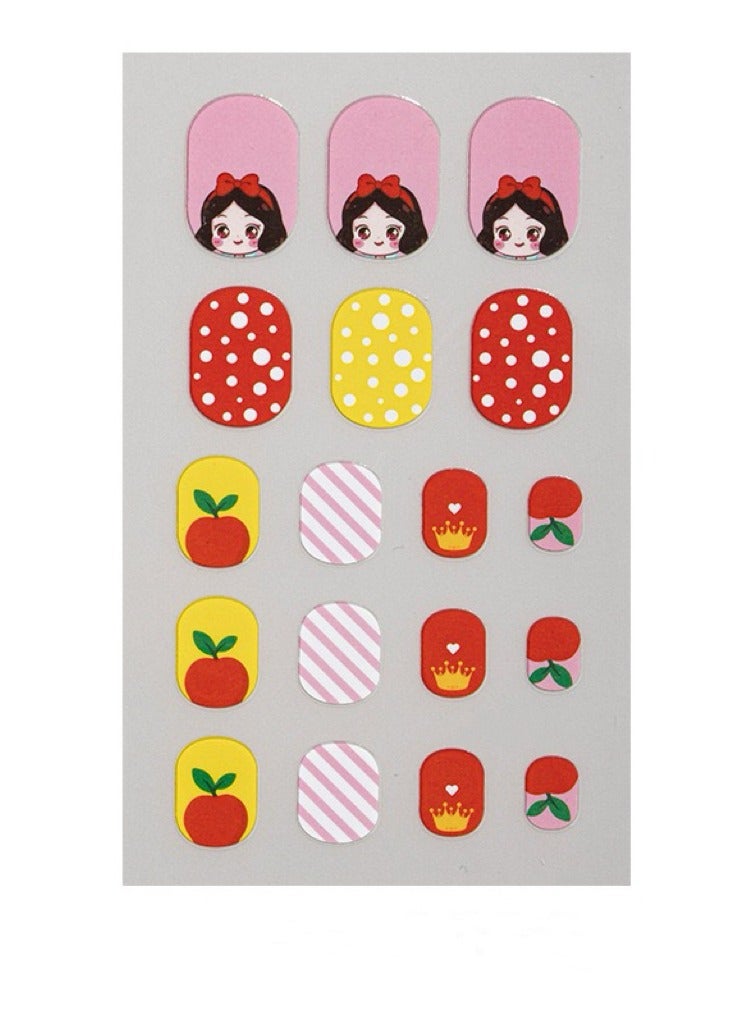SYNSYB 126PCs Nail Stickers for Women and Little Girls - 7 Sheets 3D Self-Adhesive DIY Nail Art Decoration Set Including Flowers Leaves Animals Plants Fruits Nail Decals for Woman Kids Girls - Image 4