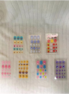 SYNSYB 126PCs Nail Stickers for Women and Little Girls - 7 Sheets 3D Self-Adhesive DIY Nail Art Decoration Set Including Flowers Leaves Animals Plants Fruits Nail Decals for Woman Kids Girls  - Image 2