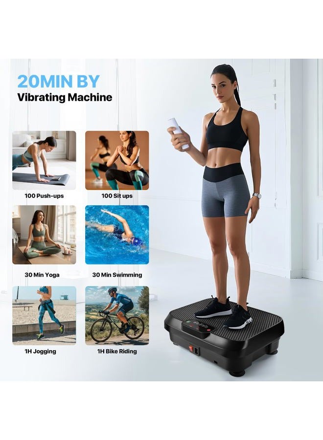 Elefor Vibration Plate Exercise Machine for Lymphatic Drainage Weight Loss - Image 4