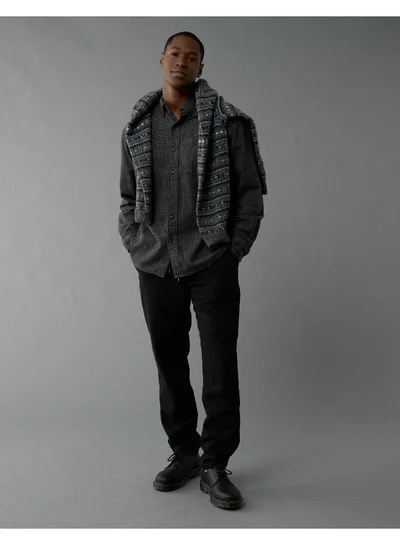 امريكان ايجل قميص كاروهات بأزرار AE Everyday Flannel