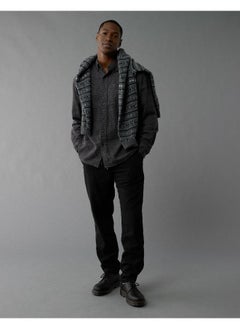 American Eagle AE Everyday Flannel Plaid Button-Up Shirt  - Image 1