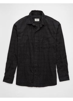 American Eagle AE Everyday Flannel Plaid Button-Up Shirt  - Image 3