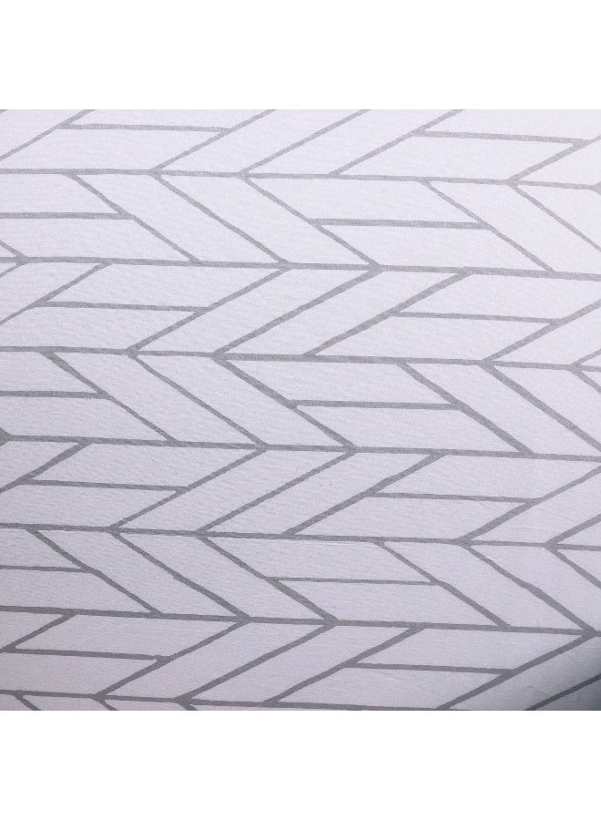 Home Box Malta Centrum Printed Cotton Queen Fitted Sheet 200 x 33 x 150 cm - Image 4