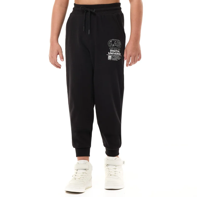 فكتور اند جين Graphic Printed 2 Pc Set with Half Zipper Hoodie