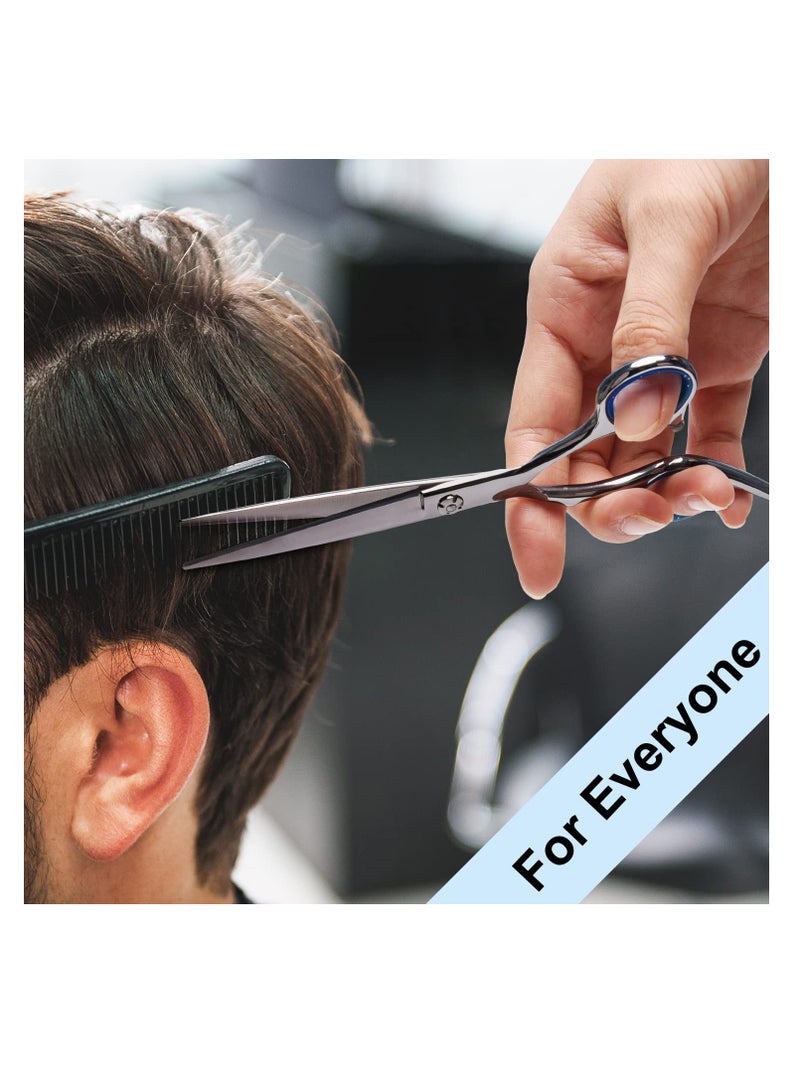 Hair Cutting Scissors, ULG Professional Hair Scissors 6.5 inch Right-Hand Razor Edge Barber Shears Salon Hair Cutting Shears Made of Japanese Stainless Steel, Hand Sharpened Blue