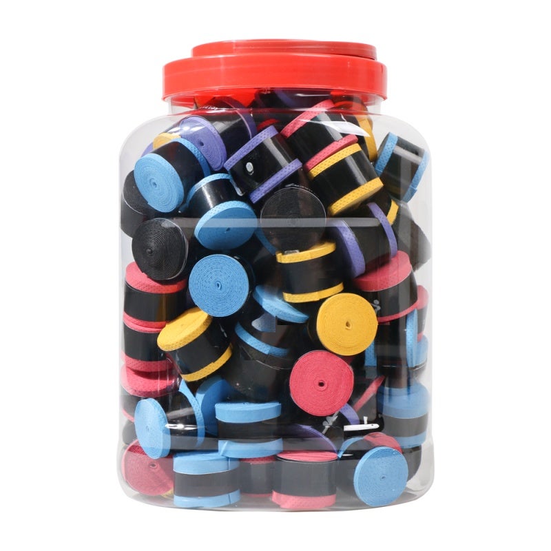 Racket Overgrips: 100pcs Multicolor Cushioning PU Vibration Dampening Grip - Moisture Wicking Anti-Skid Tape for Tennis Badminton Players, Fishing Rods, Bike Handlebar - Image 3