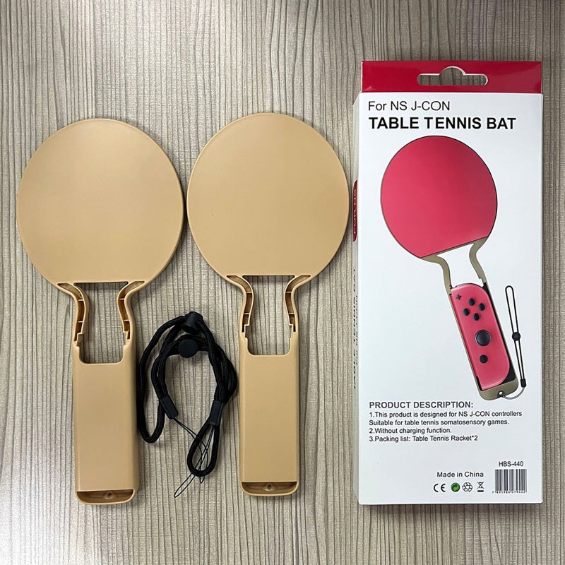 iplay Switch Handle Table Tennis Racket: Blue&Red High-Quality ABS Material - Light Comfortable Grip Easy Install Table Tennis Racket for Switch Joy-Con OLED 2 Player Gaming - Image 2