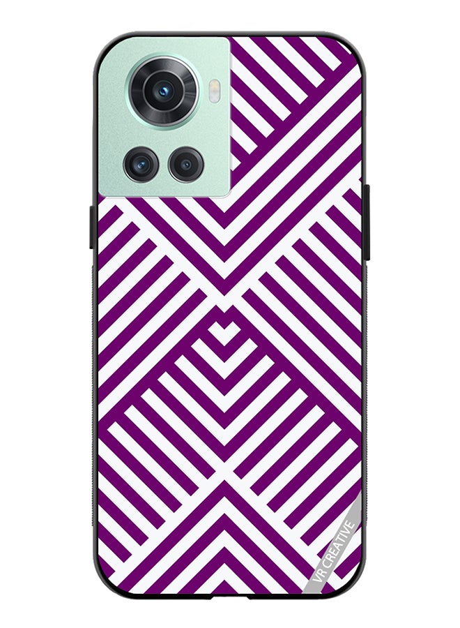 VR CREATIVE Protective Case Cover For OnePlus Ace Strips Design Multicolour - Image 1
