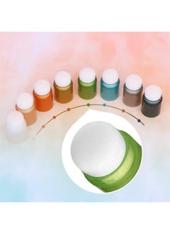 Yoseng 16 Pcs Blending Brushes for Card Making,Card Making Supplies,Finger Blending Brushes Daubers with Storage Box,Crafter Color Coded Handles Ink Blender Tool,Brush Head Diameter 0.77"  - Image 2