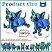 YVBBHE 10 Pcs 3D Printed Fidget Cats and Dogs Toy Set Small 3D Prints Movable Articulated Animal Models for Executive Home Office Mini Stress Relief 3d Printer Animals Toys Decor for Adults Kids LSL - Image 4