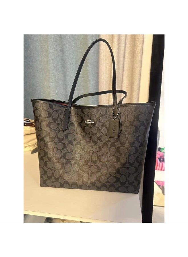 كوتش اوت ليت درف محمص جلدي حقيبة كتف - Image 1