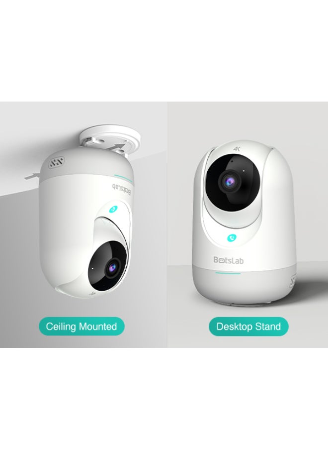 Botslab - C224 Smart Security Camera | 2K HD Resolution, AI Motion Detection, Night Vision, Two-Way Audio, and 360° Coverage for Home and Office Surveillance - Image 1