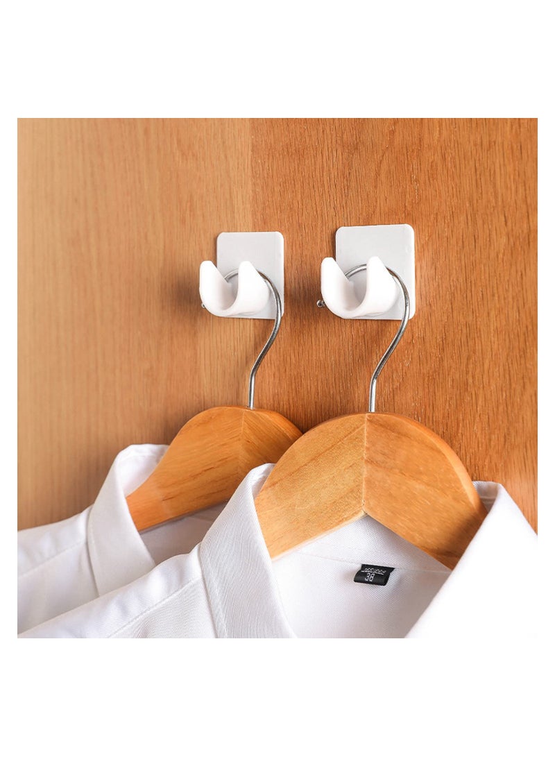 No Drill Adhesive Shower Curtain Holders Easy U Shape Installation 2 Pairs ABS Brackets Ideal for Bathroom Bedroom  - Image 3