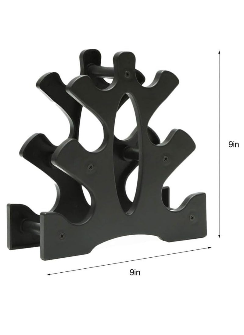 FengSVMA - Weight Rack for Dumbbells, Compact A-Frame Dumbbell Rack Stand Only, Dumbbell Rack with Handle, for Home Gym Workout - Image 1