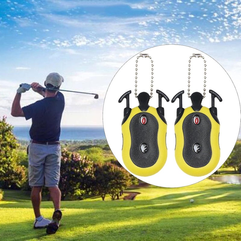klarako Golf Score Counter Golf Stroke Putt Scorer Dual Dial Score Counter - Image 3