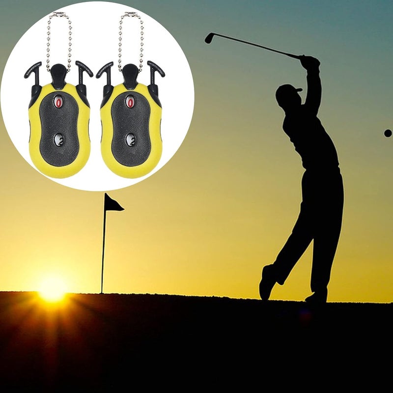 klarako Golf Score Counter Golf Stroke Putt Scorer Dual Dial Score Counter - Image 4
