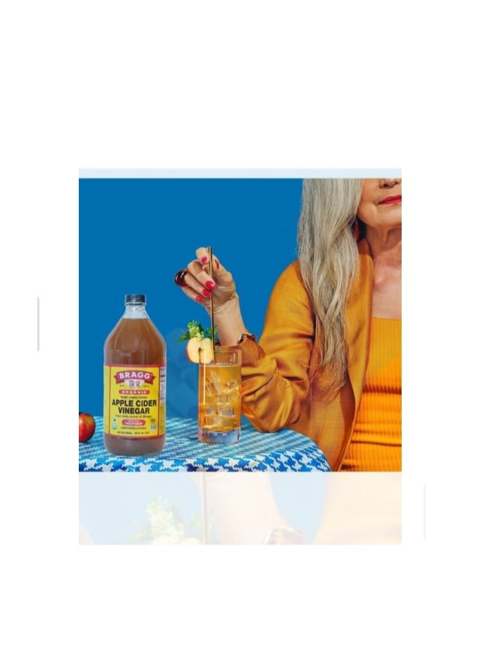 Bragg Organic Raw Apple Cider Vinegar Health Supplement 473Ml - Image 3